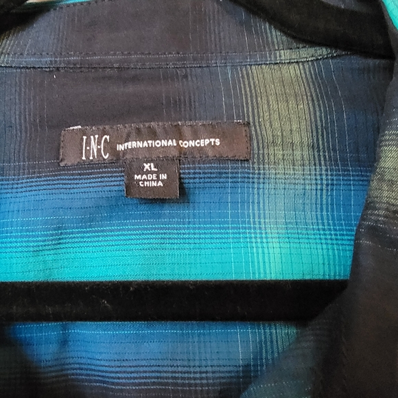 NWT Inc Men's Leo Plaid Shirt Multiple Sizes - Picture 5 of 9